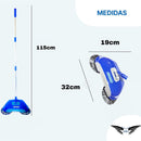 Vassoura 3 em 1 SmartClean 360° | Varre, Armazena e Passa Pano