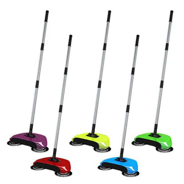 Vassoura 3 em 1 SmartClean 360° | Varre, Armazena e Passa Pano